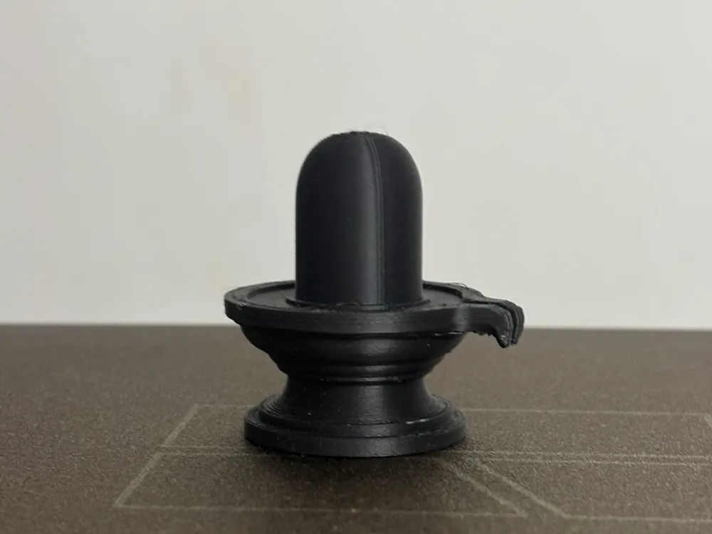Elegant Shiva Lingam - Hindu Divine Idol, photo 3 of 3 - Elegant Shiva Lingam - Hindu Divine Idol Art