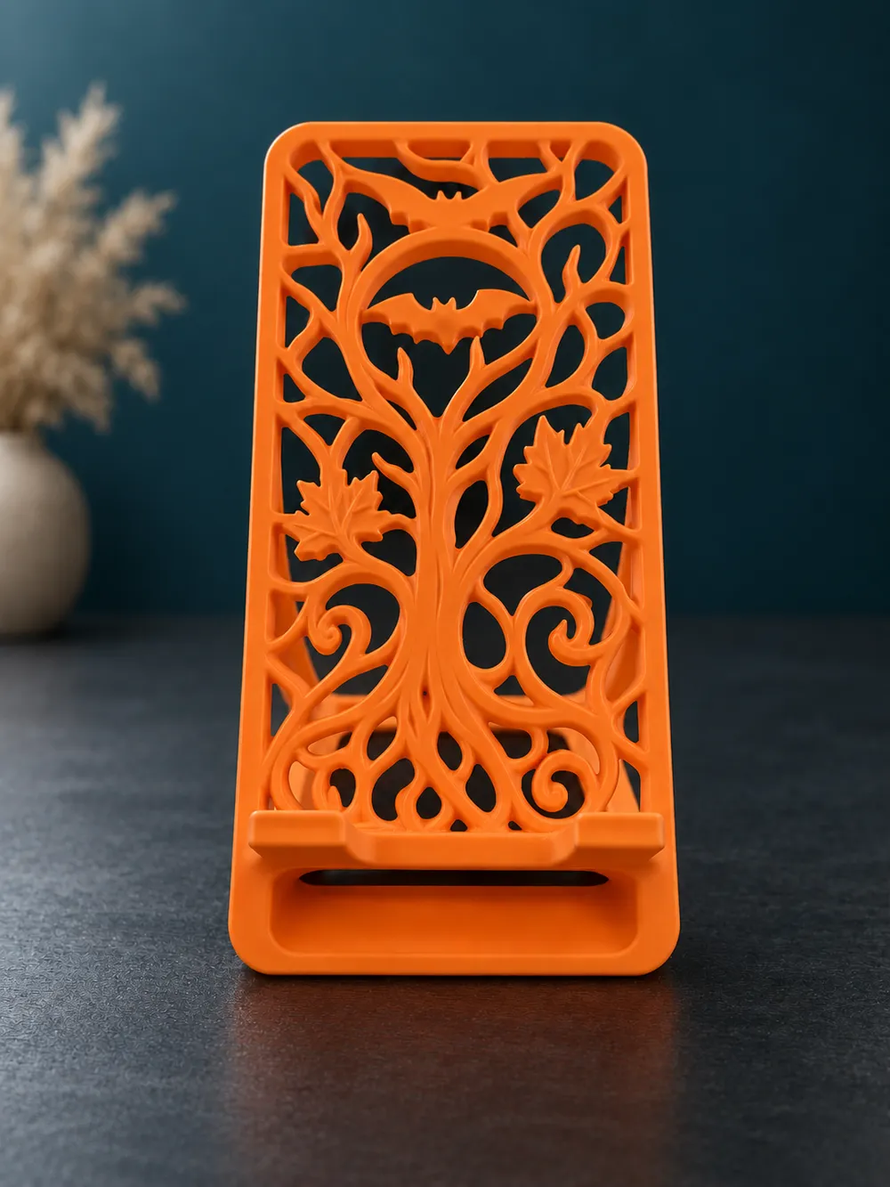Fall Lattice Phone Holder, Autumn Phone Stand, photo 2 of 4 - Fall Lattice Phone Holder, Autumn Phone Stand Household