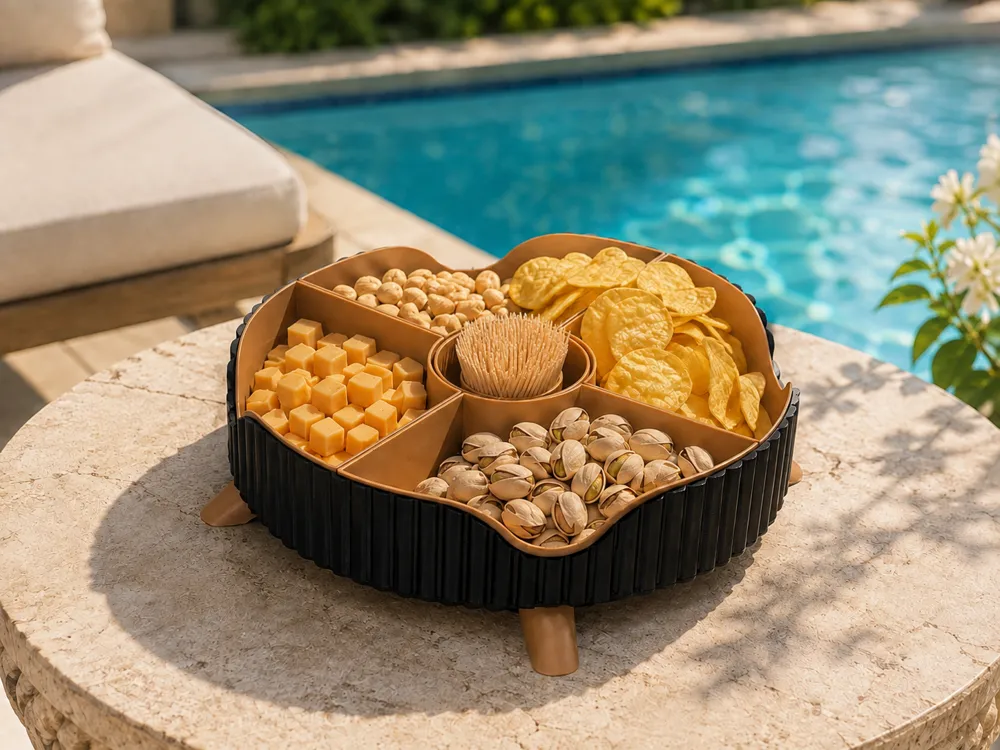 Fixed design aperitif container - 3D printed Decor, in stock in India