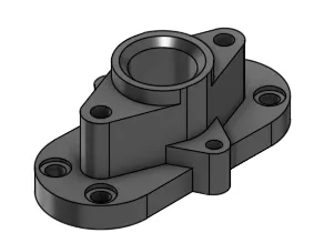 Gối đỡ mặt bích - 3D printed Engineering, in stock in India