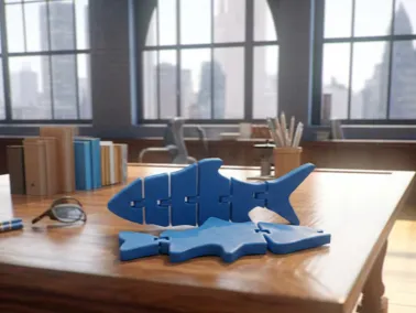 Flexable fish - 3D printed Other Toys & Games, in stock in India