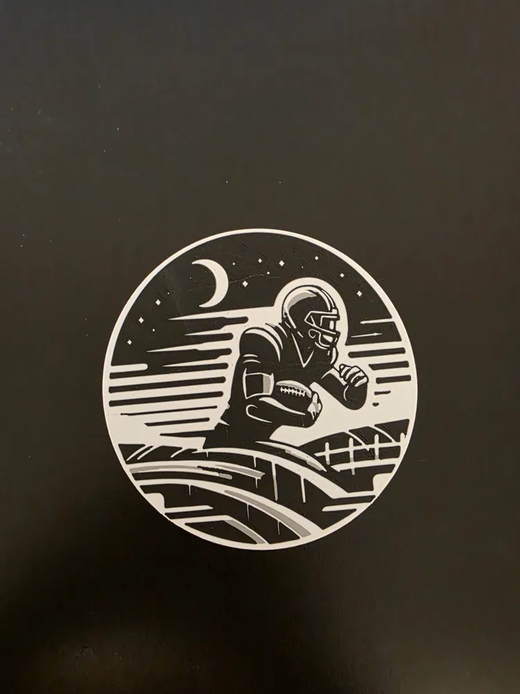 Football Coaster, photo 3 of 4 - Football Coaster Generative Art