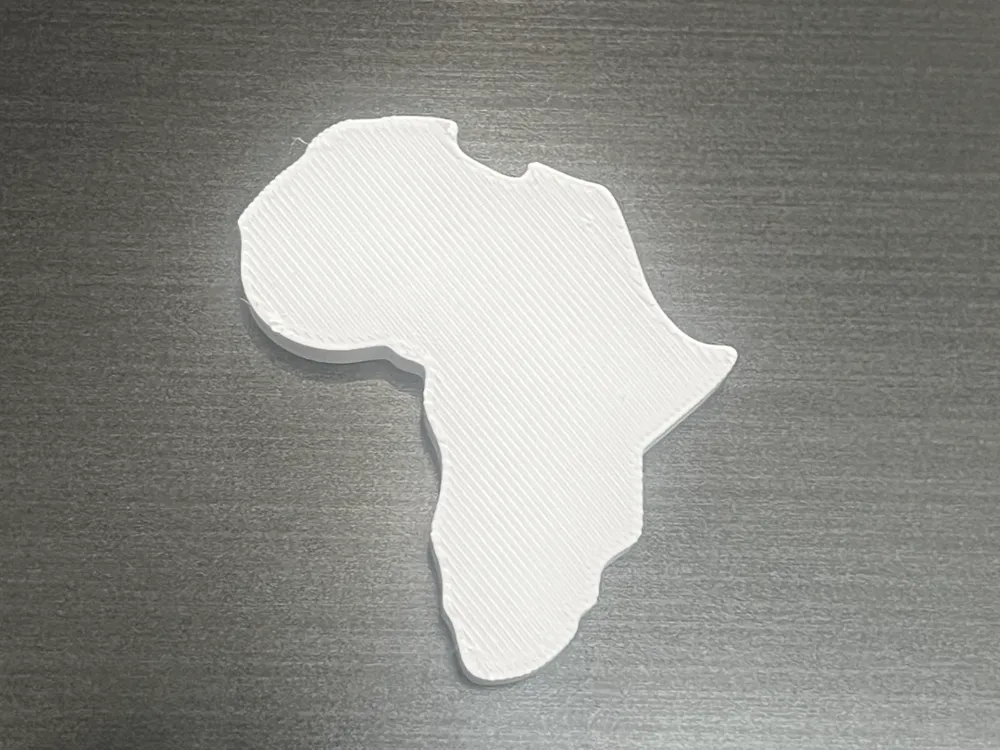Fridge magnet of Africa