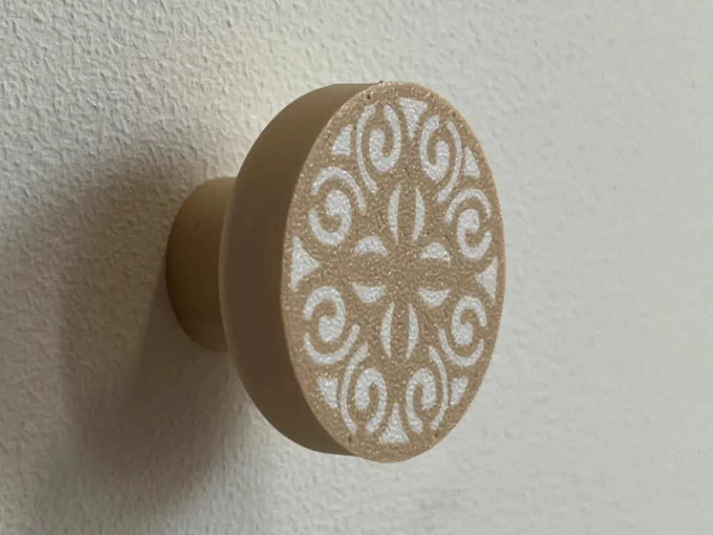 Furniture Knob | Boho Handle for Drawers and Cabinets - 3D printed Decor, in stock in India