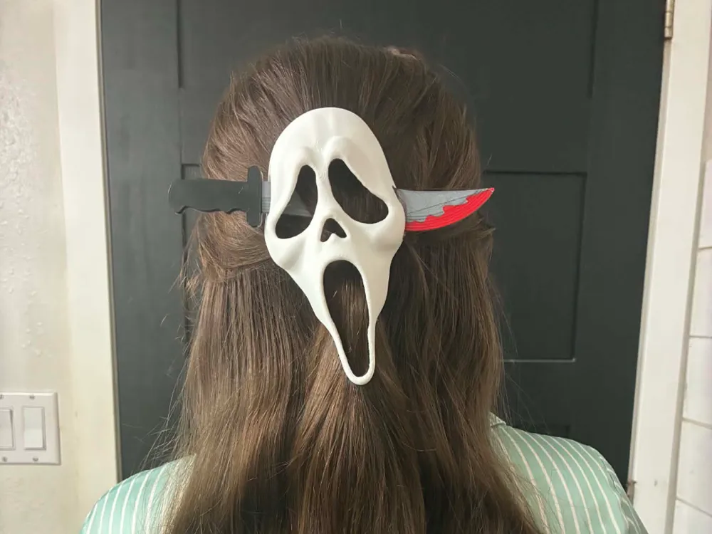 Ghostface Hair Clip | Ghostface Hair Pin