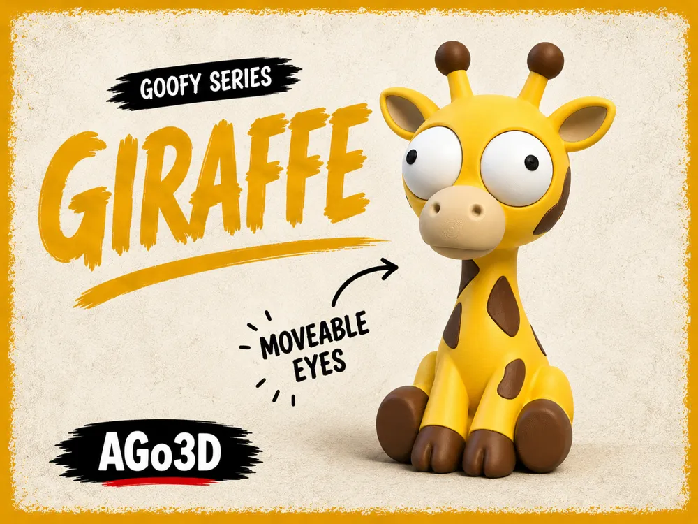 Goofy series, GIRAFFE Movable Eyes
