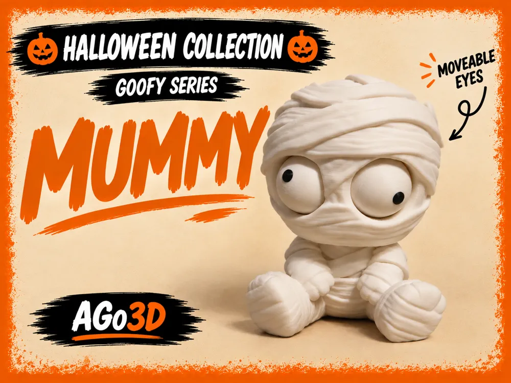 Goofy series, MUMMY Movable Eyes halloween