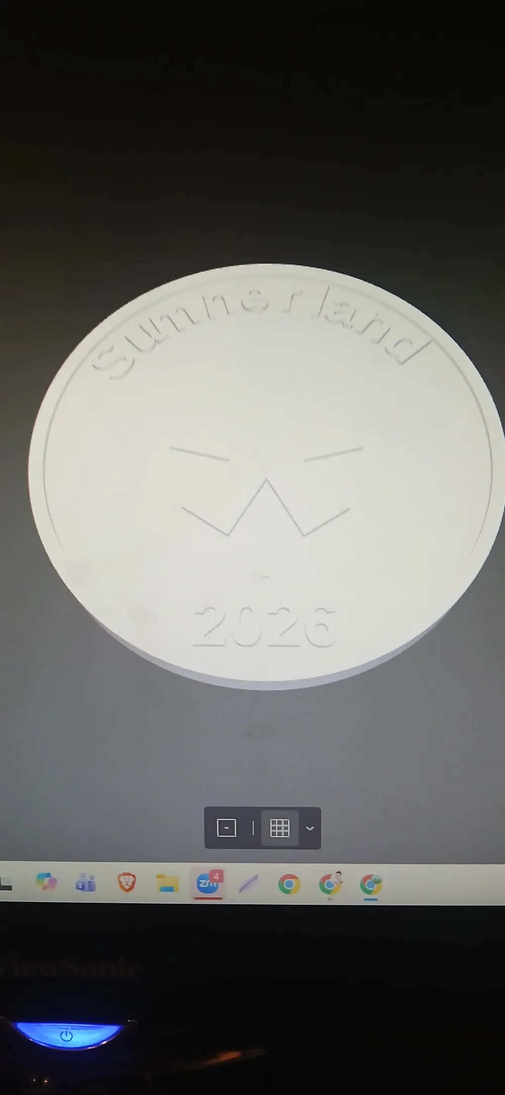 Great Race Token, photo 2 of 2 - Great Race Token Art