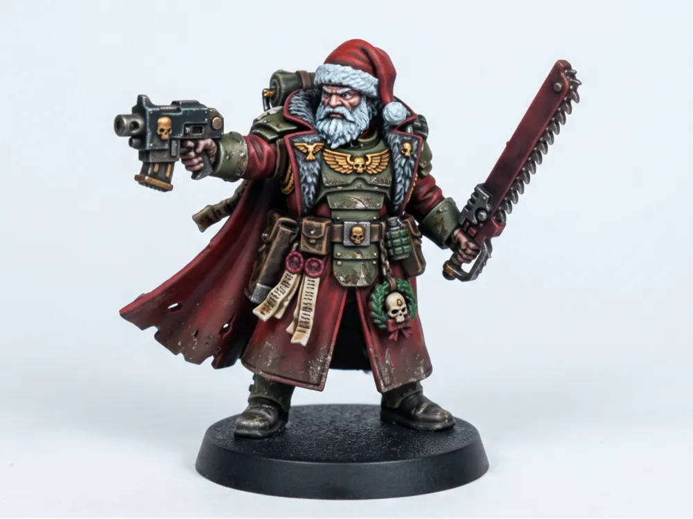 Grimdark Santa Claus - Imperial Inquisitor