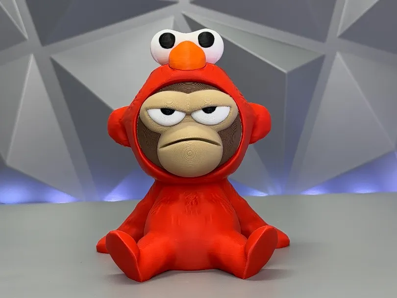 Grumpy Elmo - 3D printed Characters, in stock in India