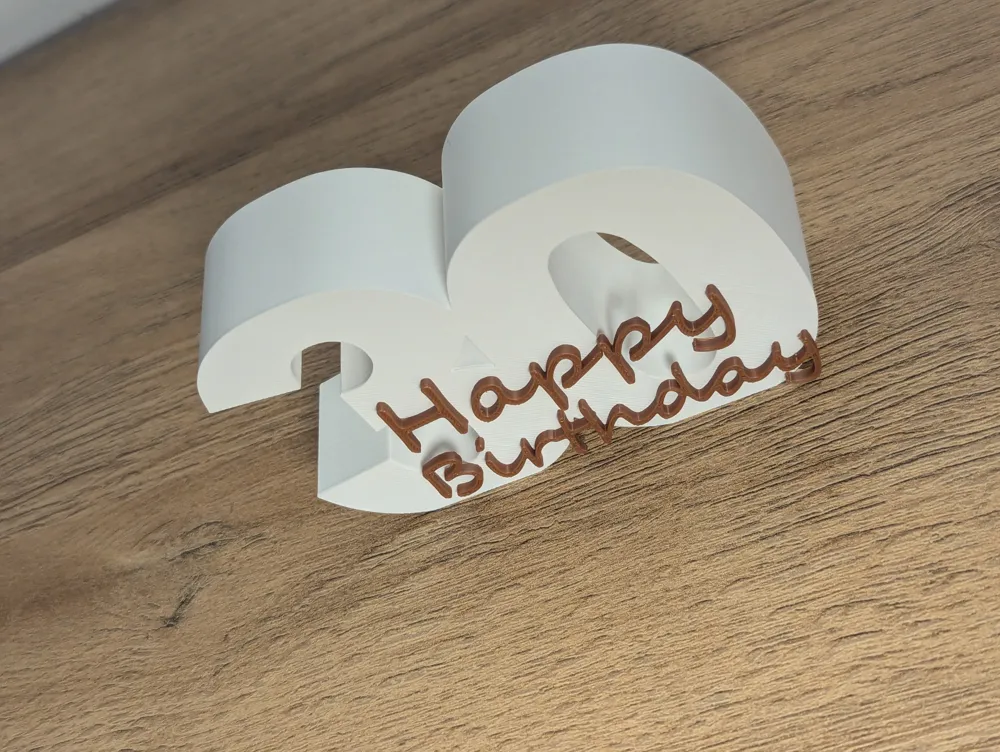 Happy Birthday Zahl 30, Geburtstagsdeko, photo 3 of 5 - Happy Birthday Zahl 30, Geburtstagsdeko Art
