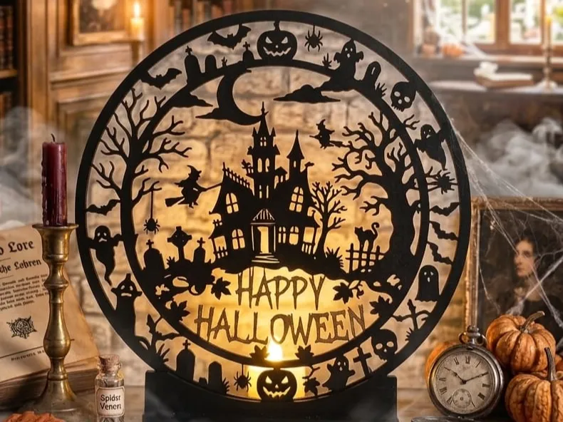 Happy Halloween Stand / Spooky Shadow Catcher
