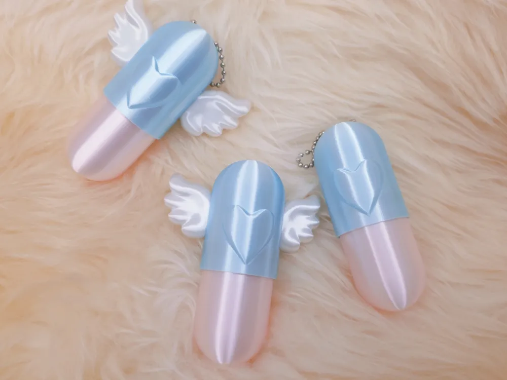 Love Capsule Button - 3D printed Other Fashion Models, in stock in India