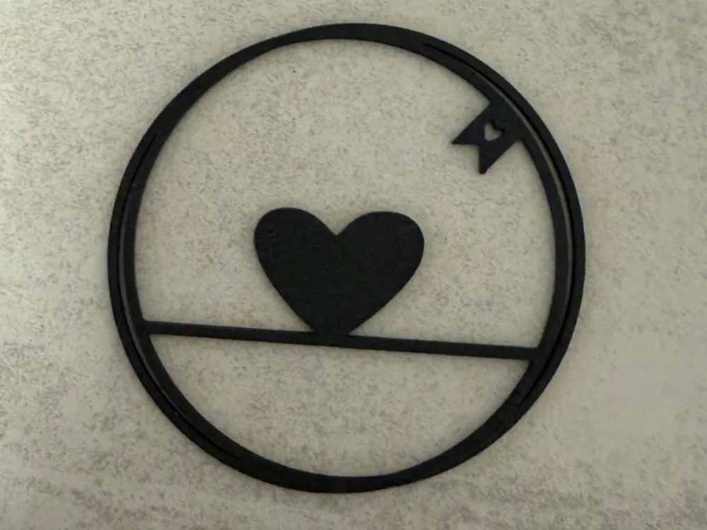 Herz Loop - 3D printed Decor, in stock in India