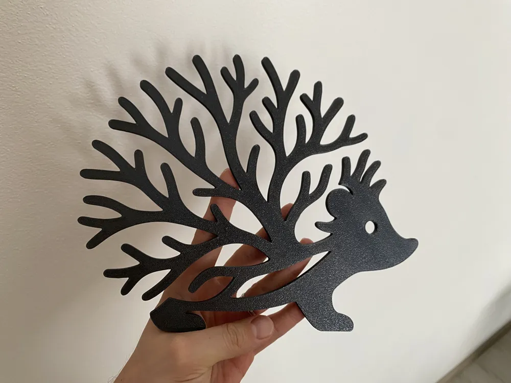 Hedgehog Wall Decor, photo 2 of 5 - Hedgehog Wall Decor Household