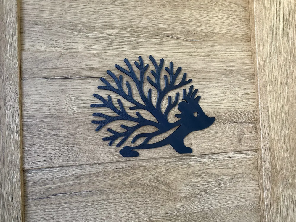 Hedgehog Wall Decor, photo 4 of 5 - Hedgehog Wall Decor Household