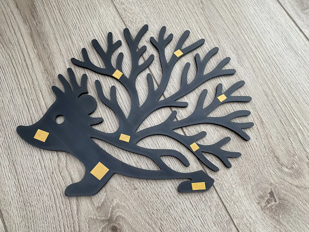 Hedgehog Wall Decor, photo 5 of 5 - Hedgehog Wall Decor Household