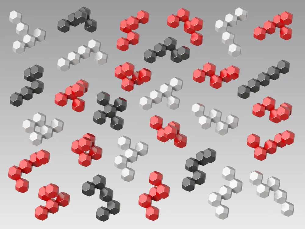 HedronStack Pentacells - 3D printed Puzzles, in stock in India