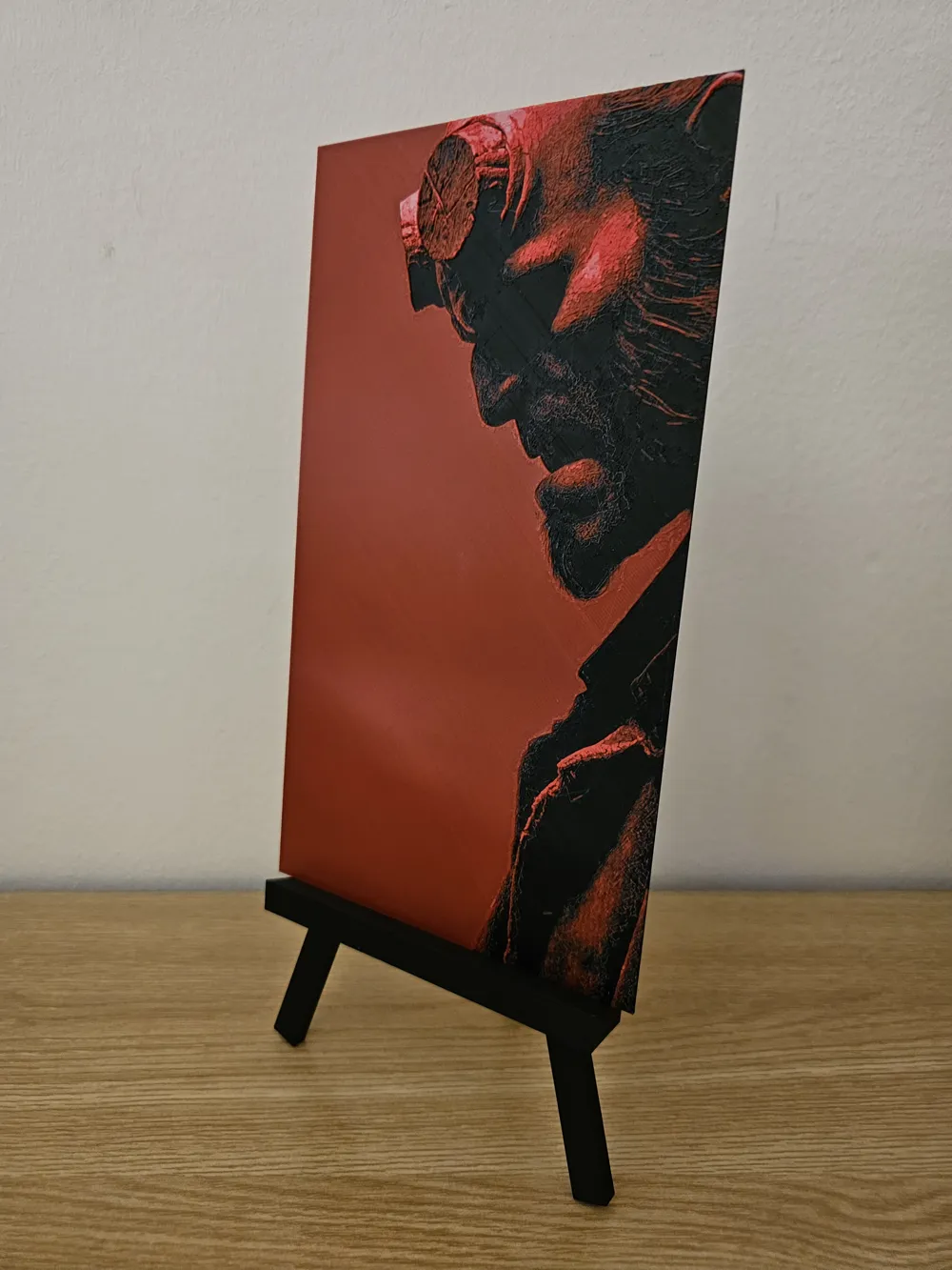 Hellboy Hueforge, photo 2 of 3 - Hellboy Hueforge Generative 3D Model