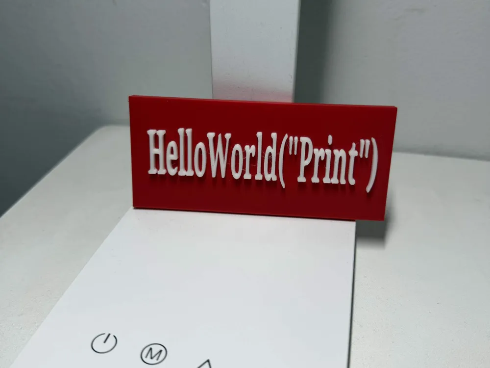 Hello World meme - 3D printed Other Art Models, in stock in India