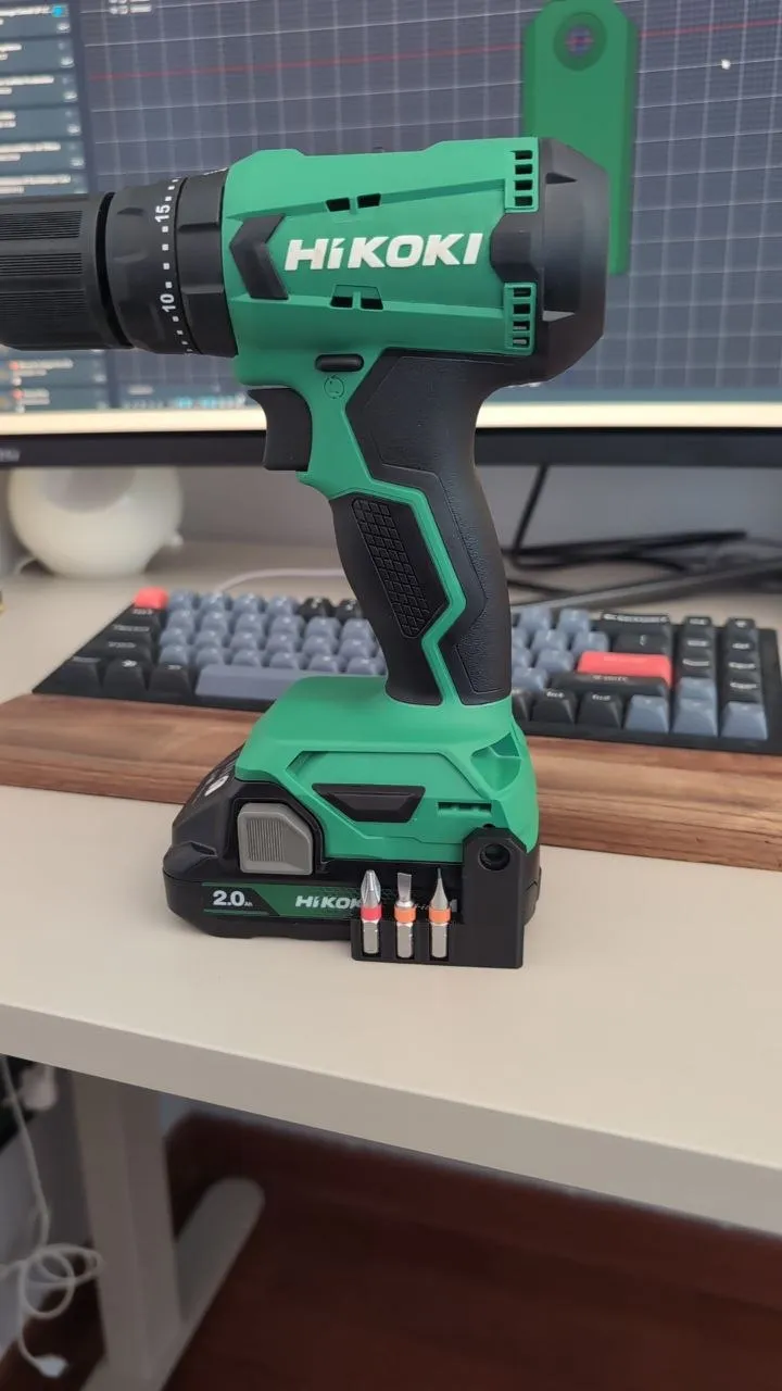Hikoki Drill 3 Bits Holder, photo 3 of 4 - Hikoki Drill 3 Bits Holder Hobby & DIY