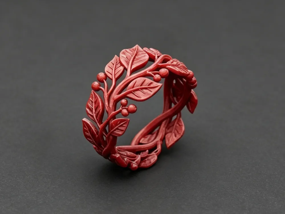 红枝栖果|Fruit‑Bearing Twig Ring