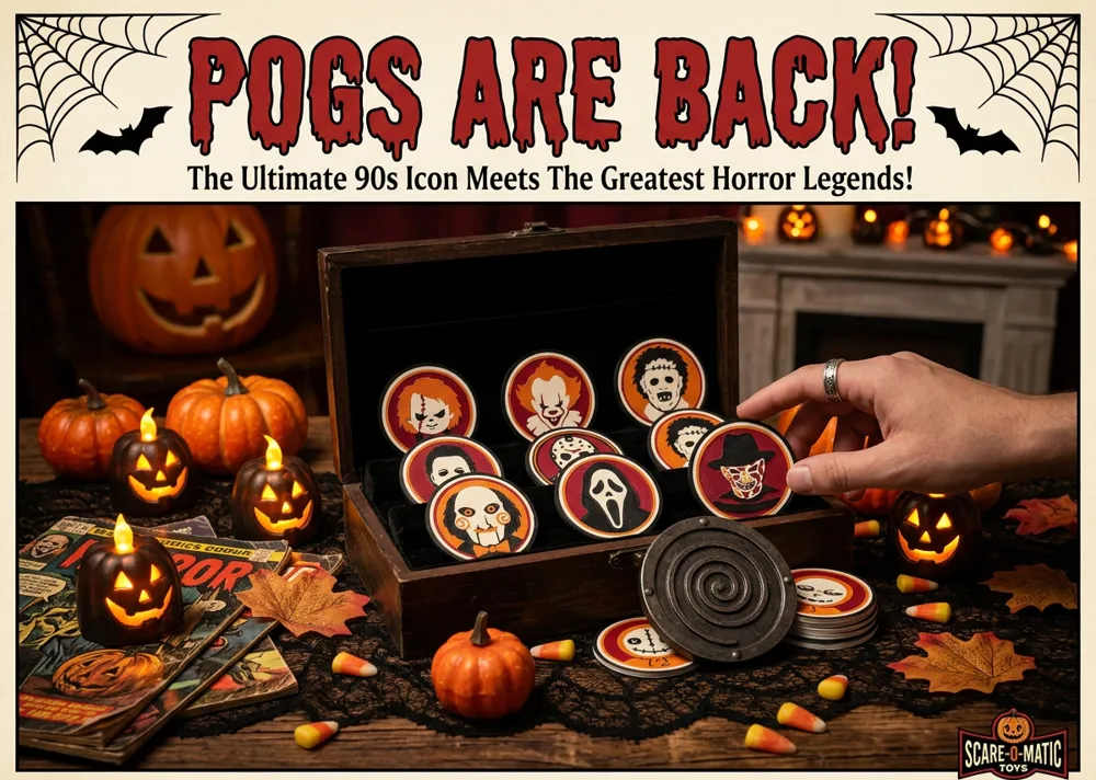 Horror Pogs, 10 Iconic Scary Collectible Discs, photo 4 of 4 - Horror Pogs, 10 Iconic Scary Collectible Discs Art