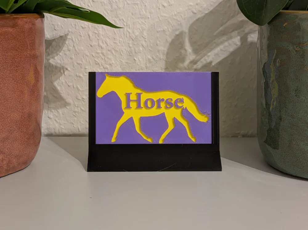 Horses sign - 3D printed Signs & Logos, in stock in India