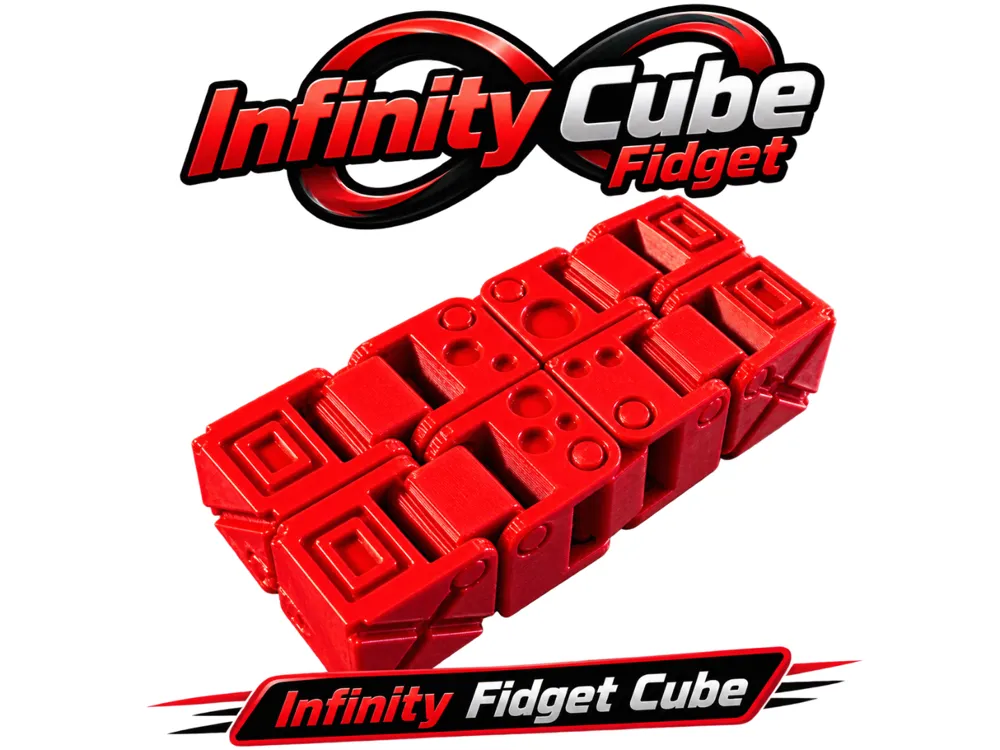 Infinity Fidget Cube, Pure Texture&Endless Motion - 3D printed Other Toys & Games, in stock in India