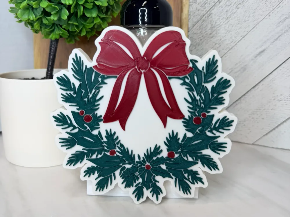 Interchangeable Cover - Wreath - 3D printed Decor, in stock in India