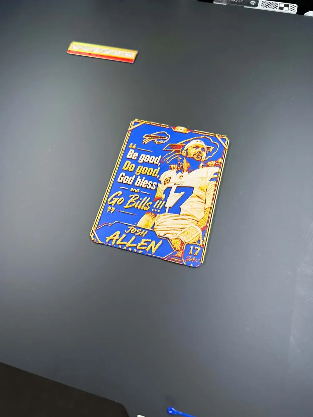 Josh Allen Go Bills Quote Player Card, photo 4 of 5 - Josh Allen Go Bills Quote Player Card Toys & Games