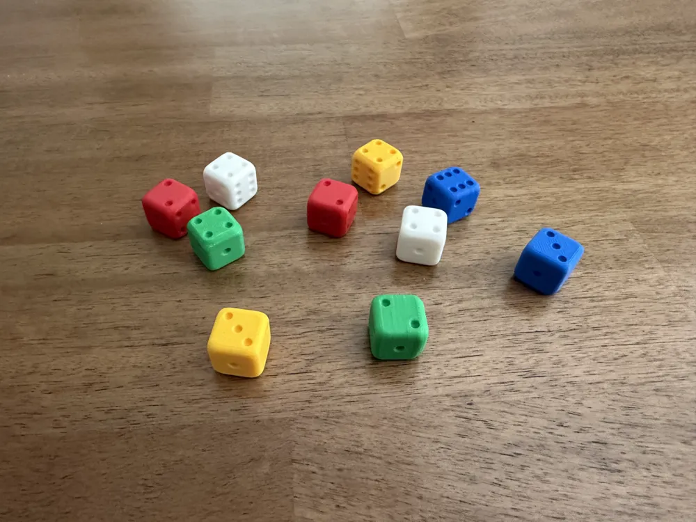 Just Some Basic Dice - 3D printed Board Games, in stock in India