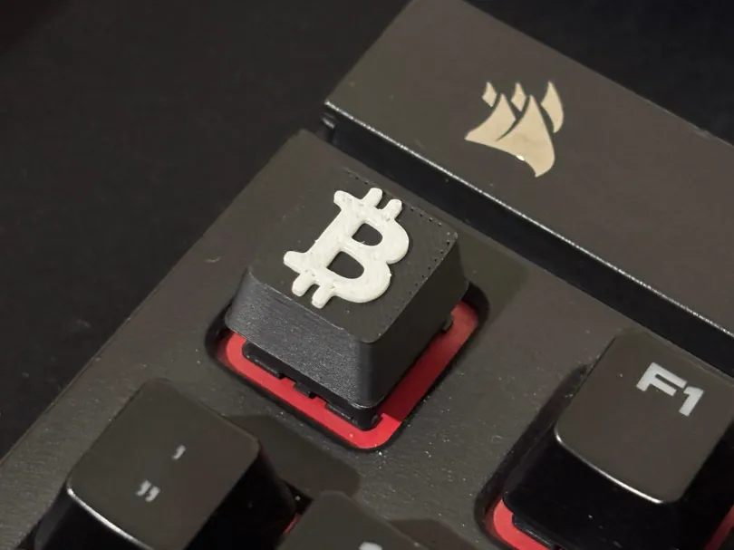 KEYCAP BITCOIN FOR MECHANICAL KEYBOARD - 3D printed Electronics, in stock in India