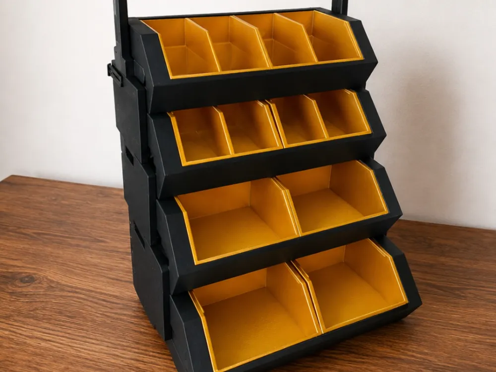 Kingpin Market Master, Storage Bins with lids