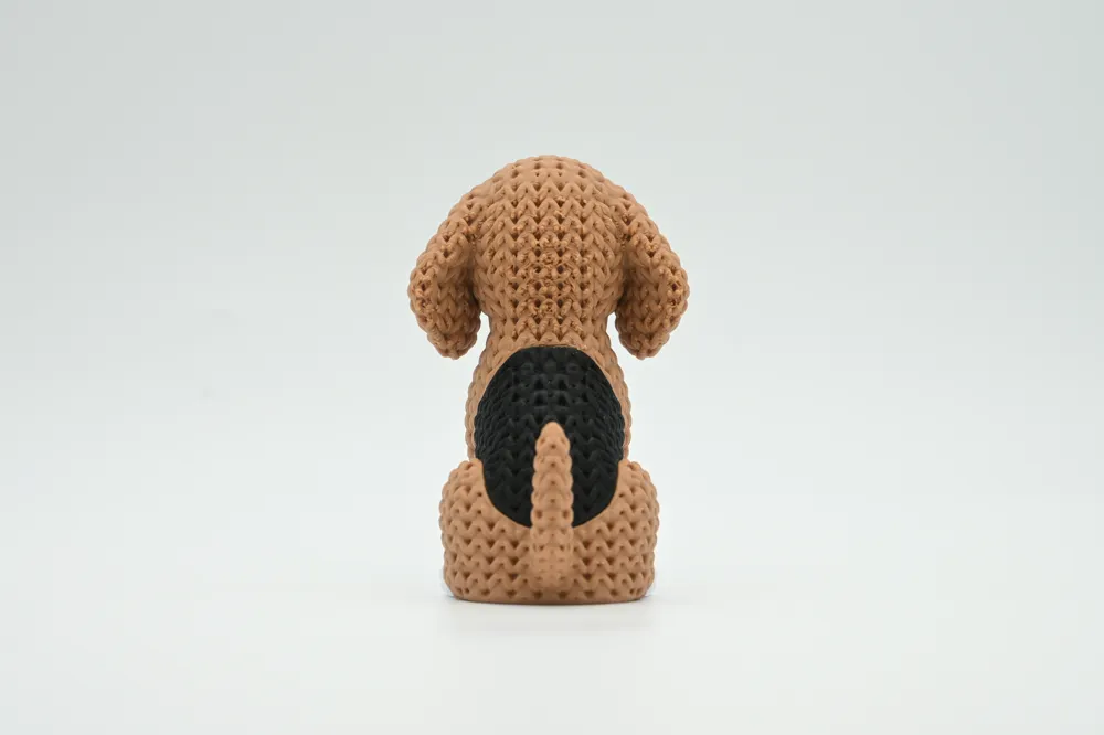 Knitted Beagle Dog, photo 3 of 4 - Knitted Beagle Dog Miniatures