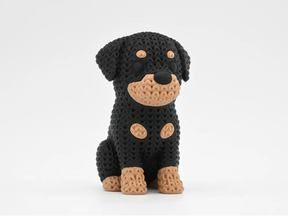 Knitted Rottweiler Dog