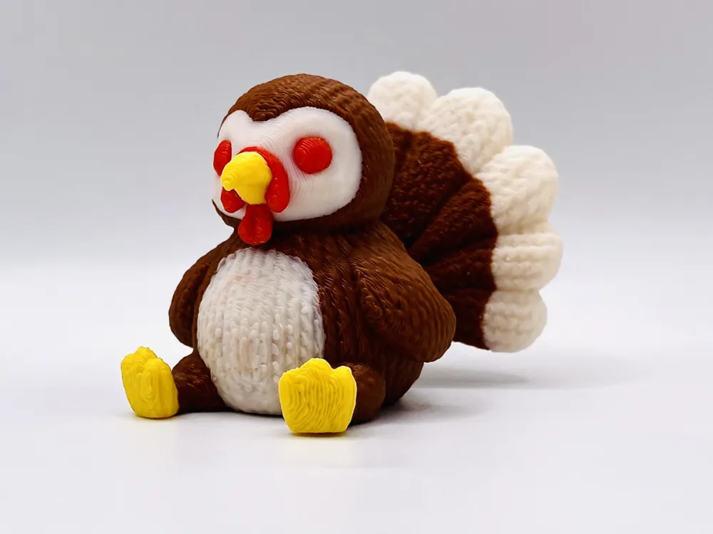 Knitted Turkey - 3D printed Animals, in stock in India