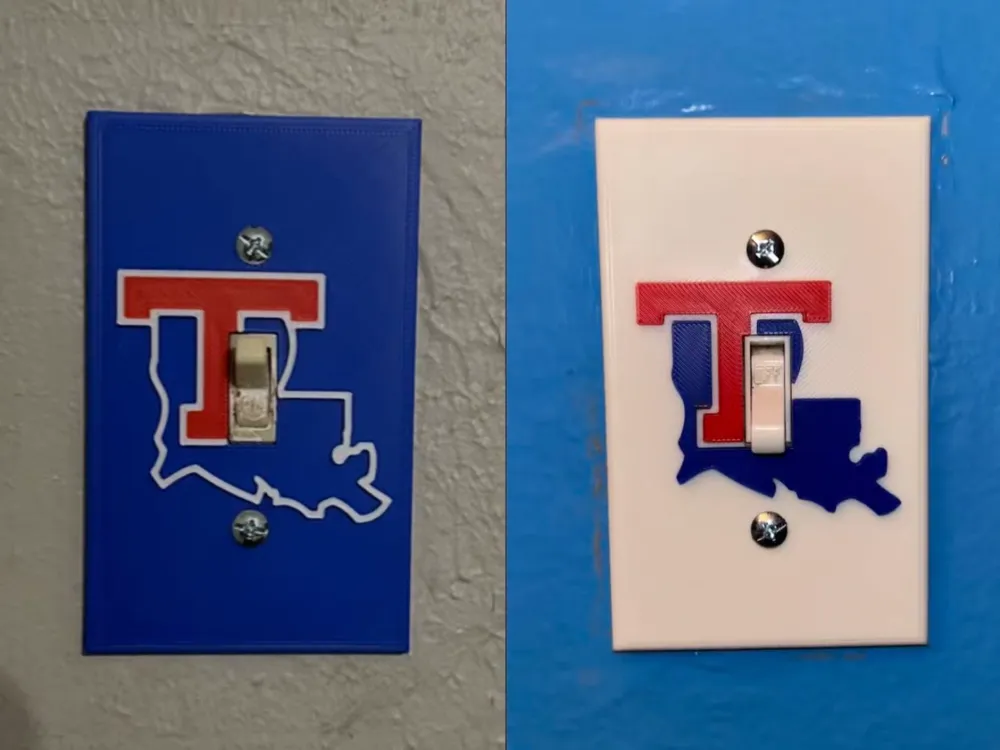 LA Tech Light Switch Plate - 3D printed Decor, in stock in India