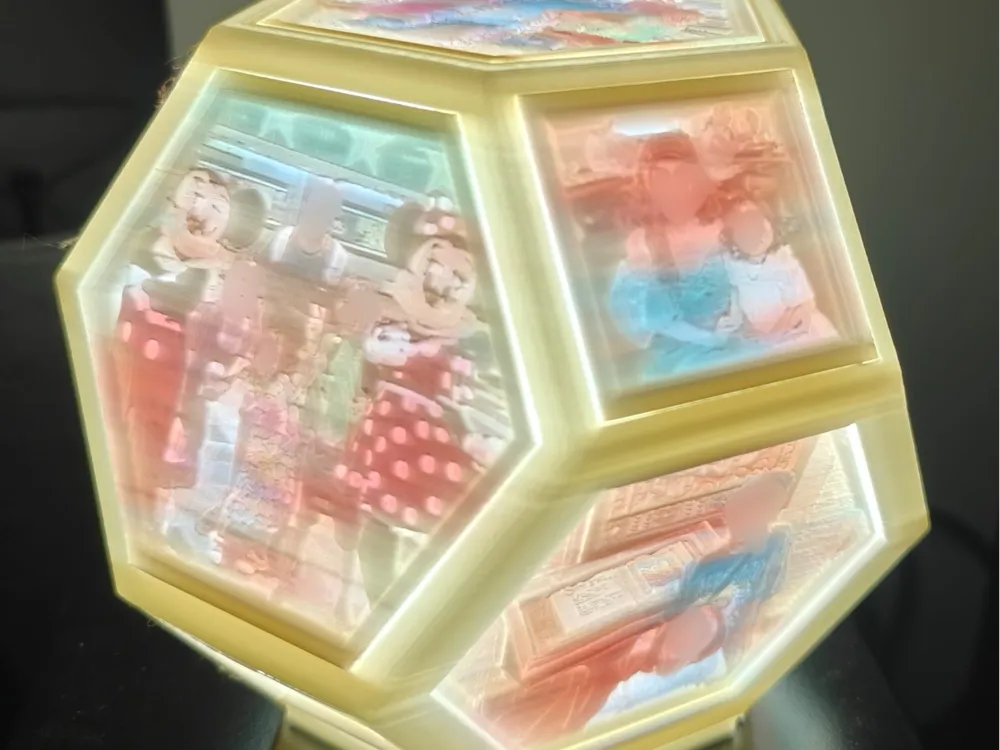 Lithophane Table Lamp (Truncated Octahedron)