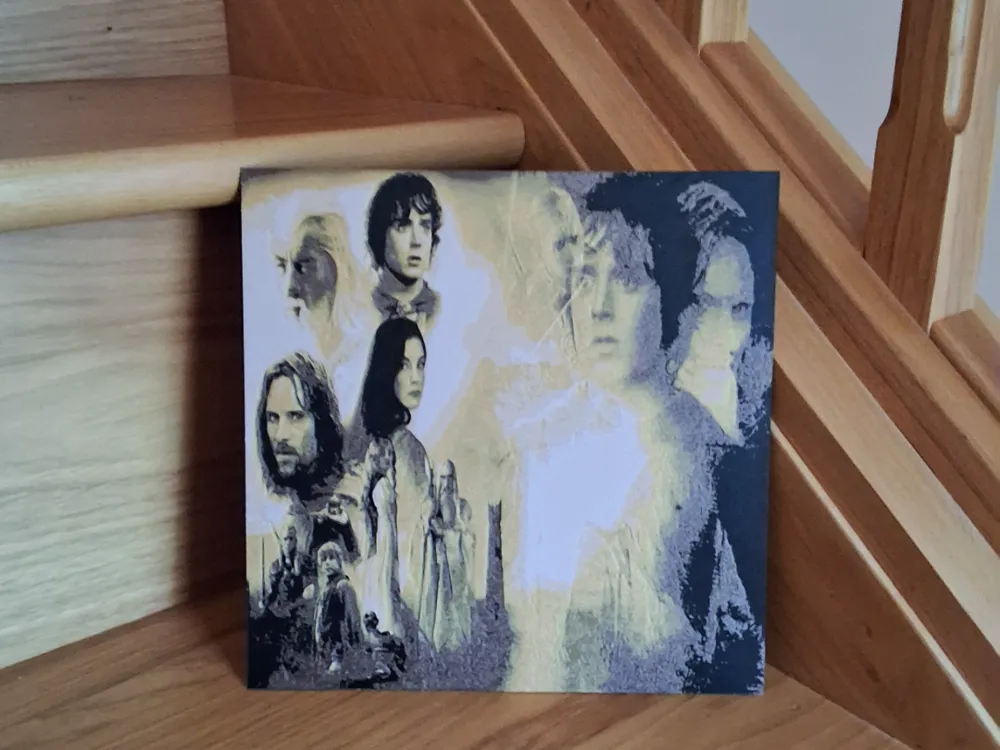 Lord of the Rings Wall Art - 3D printed Hueforge & Lithophane, in stock in India