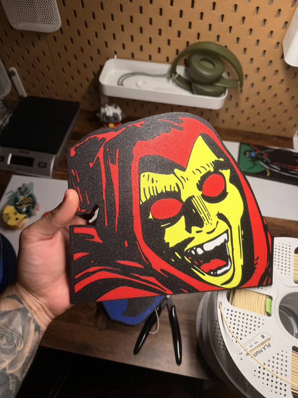 Marvel Hob Goblin Comic Head, photo 2 of 4 - Marvel Hob Goblin Comic Head Art