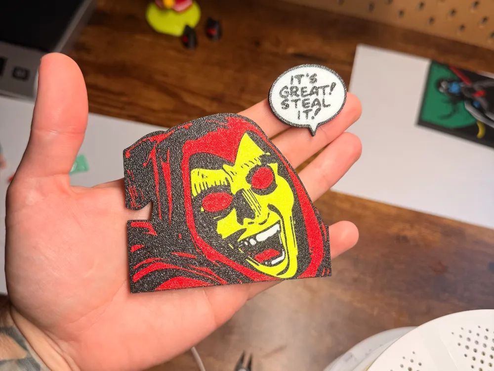 Marvel Hob Goblin Comic Head - 3D printed 2D Art, in stock in India