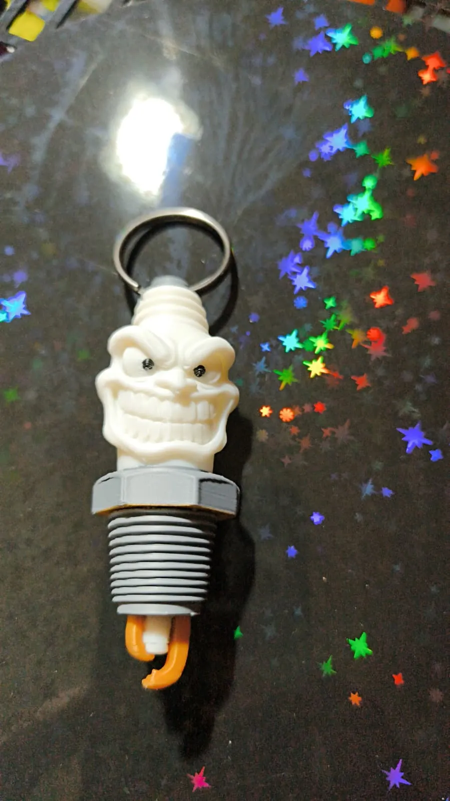 Evil spark plug keychain, photo 3 of 3 - Evil spark plug keychain Household