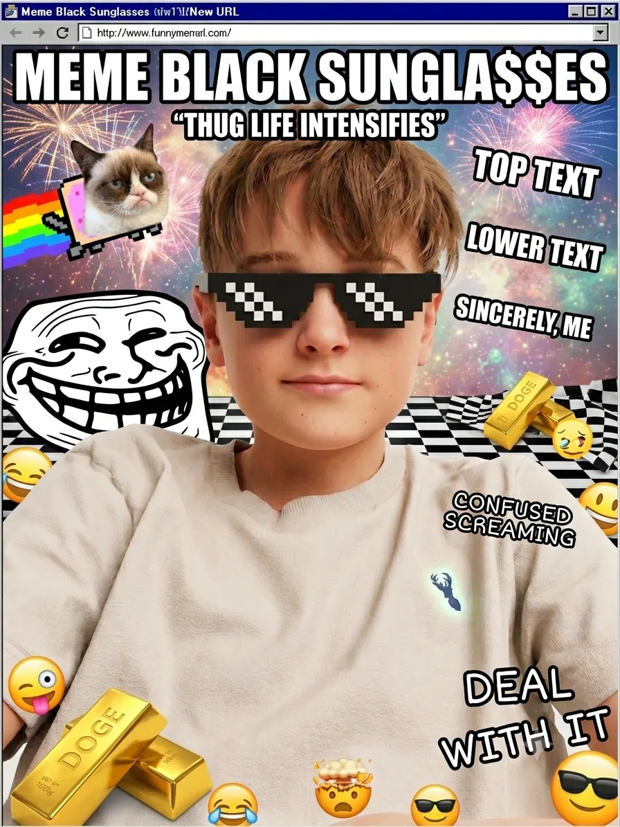 Meme sunglasses, photo 2 of 2 - Meme sunglasses Fashion