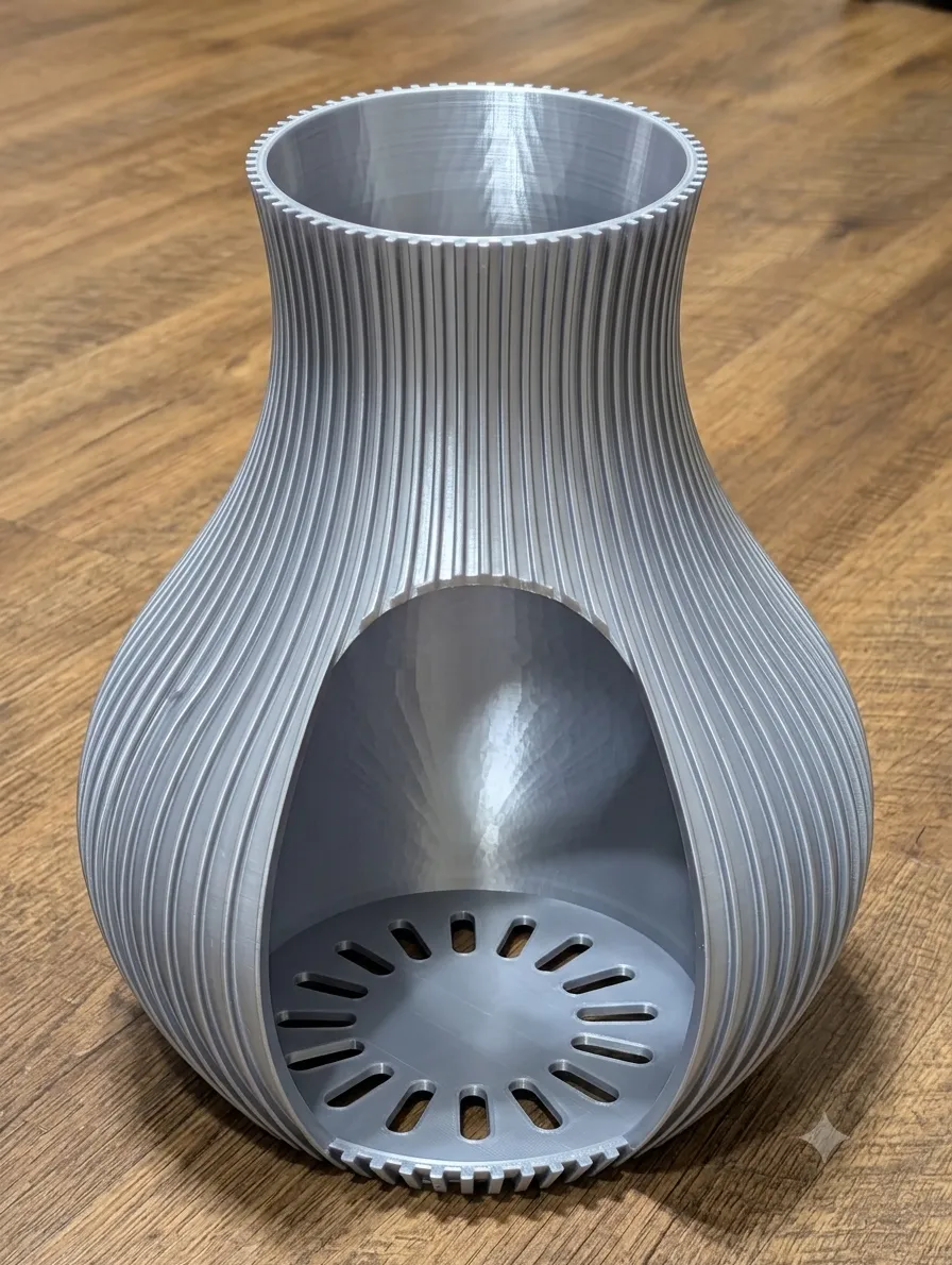 Mesh Wifi Node Enclosure Vase, photo 3 of 5 - Mesh Wifi Node Enclosure Vase Household