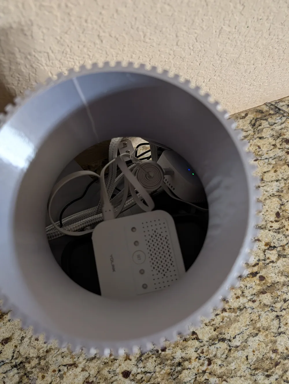 Mesh Wifi Node Enclosure Vase, photo 5 of 5 - Mesh Wifi Node Enclosure Vase Household