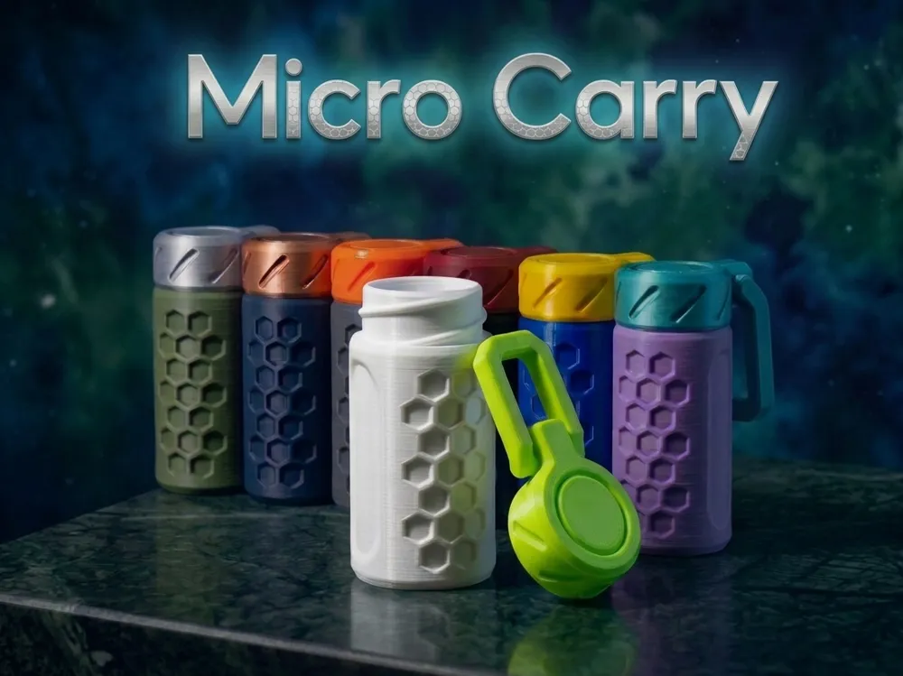 Micro Carry - mini capsule - 3D printed Organizers, in stock in India