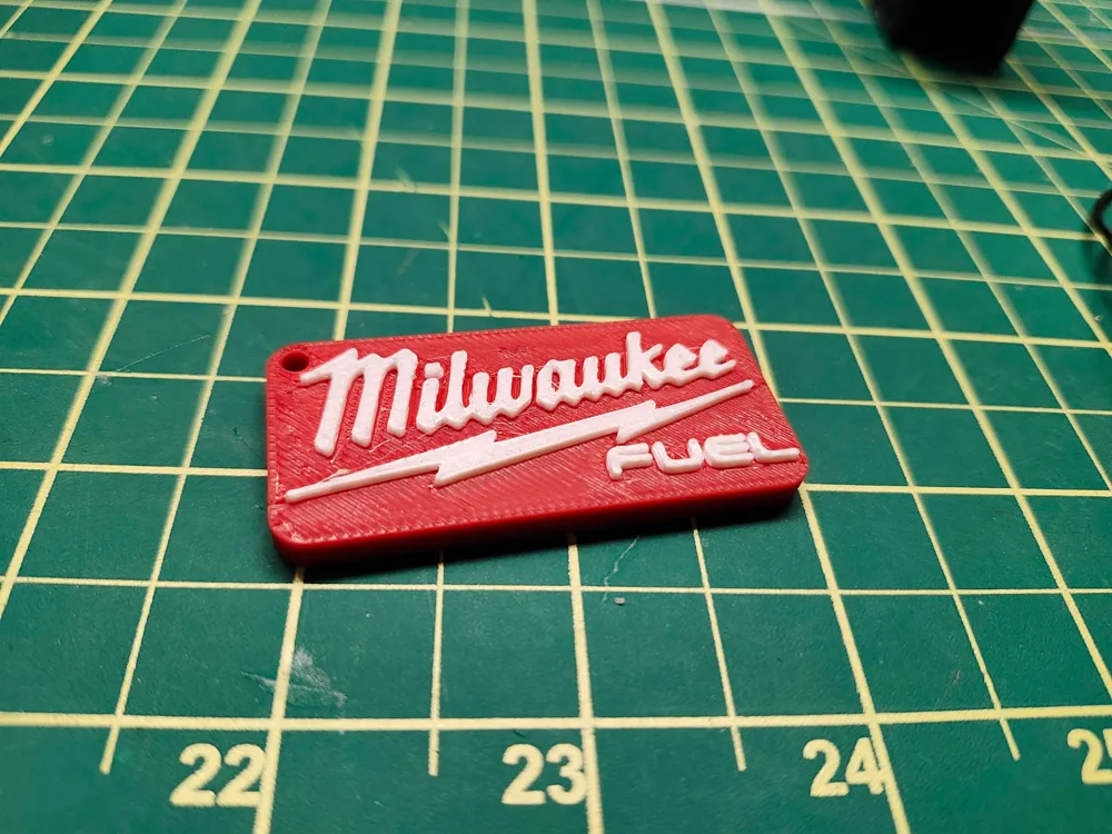 Milwaukee Fuel Keychain, photo 3 of 4 - Milwaukee Fuel Keychain Art