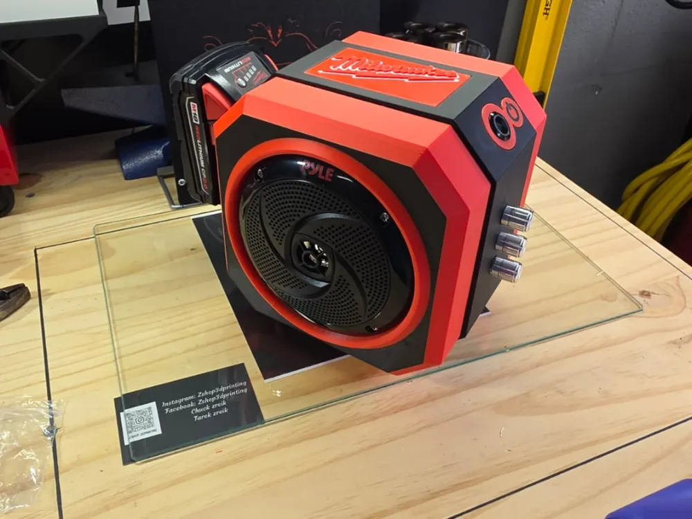 Milwaukee M18 Bluetooth speaker - 3D printed Music, in stock in India