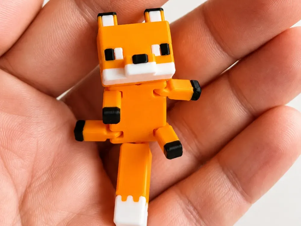 mini Articulated Fox (Minecraft).